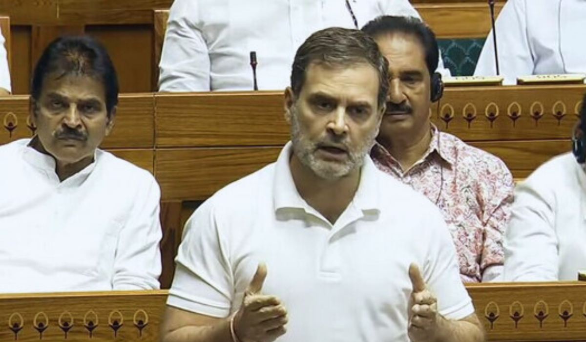 Rahul Gandhi, the Leader of Opposition in Lok Sabha 